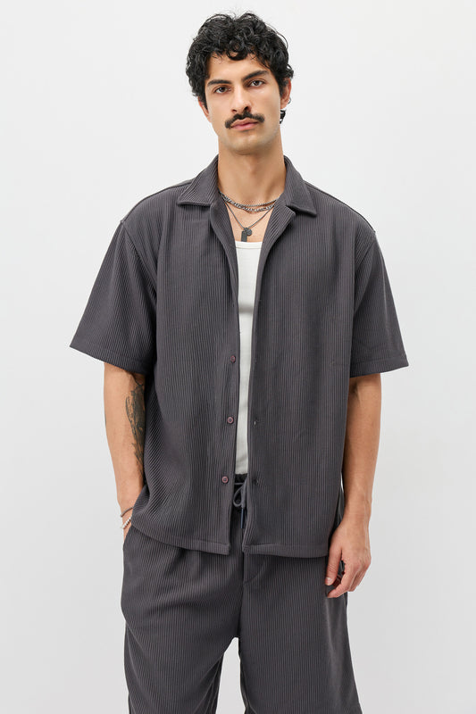Fitilli Oversize Gömlek