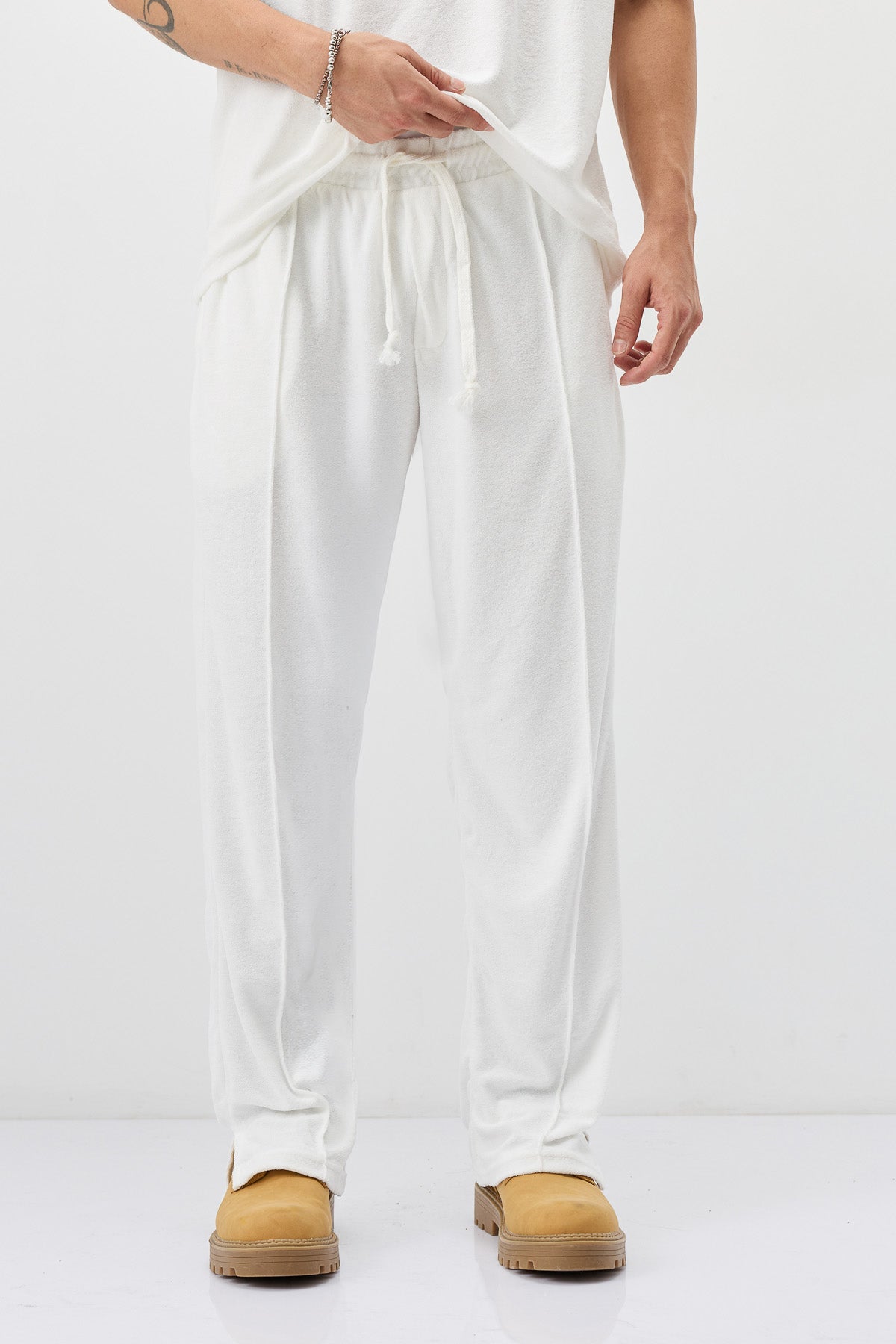 Baggy Havlu Kumaş Pantolon
