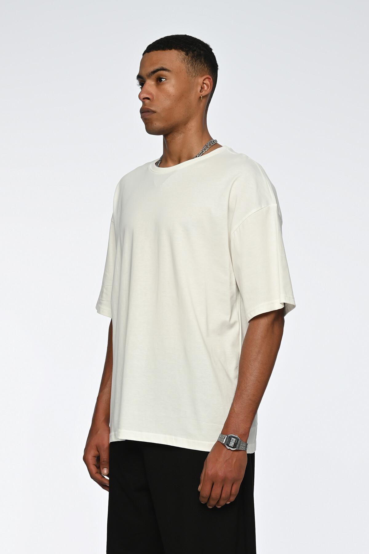 Beyaz Oversize T-Shirt