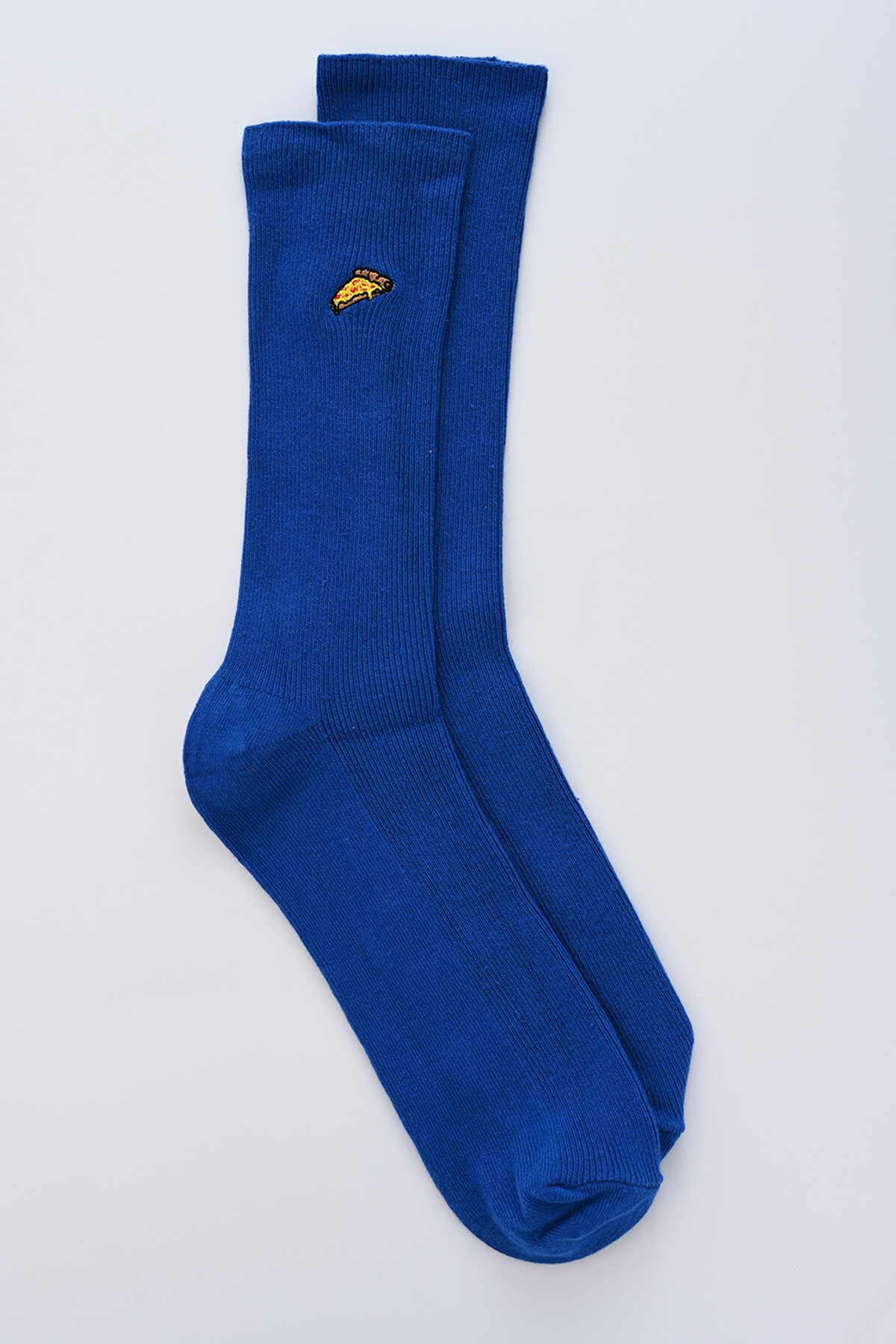 Mavi Nakış Detaylı Çorap
