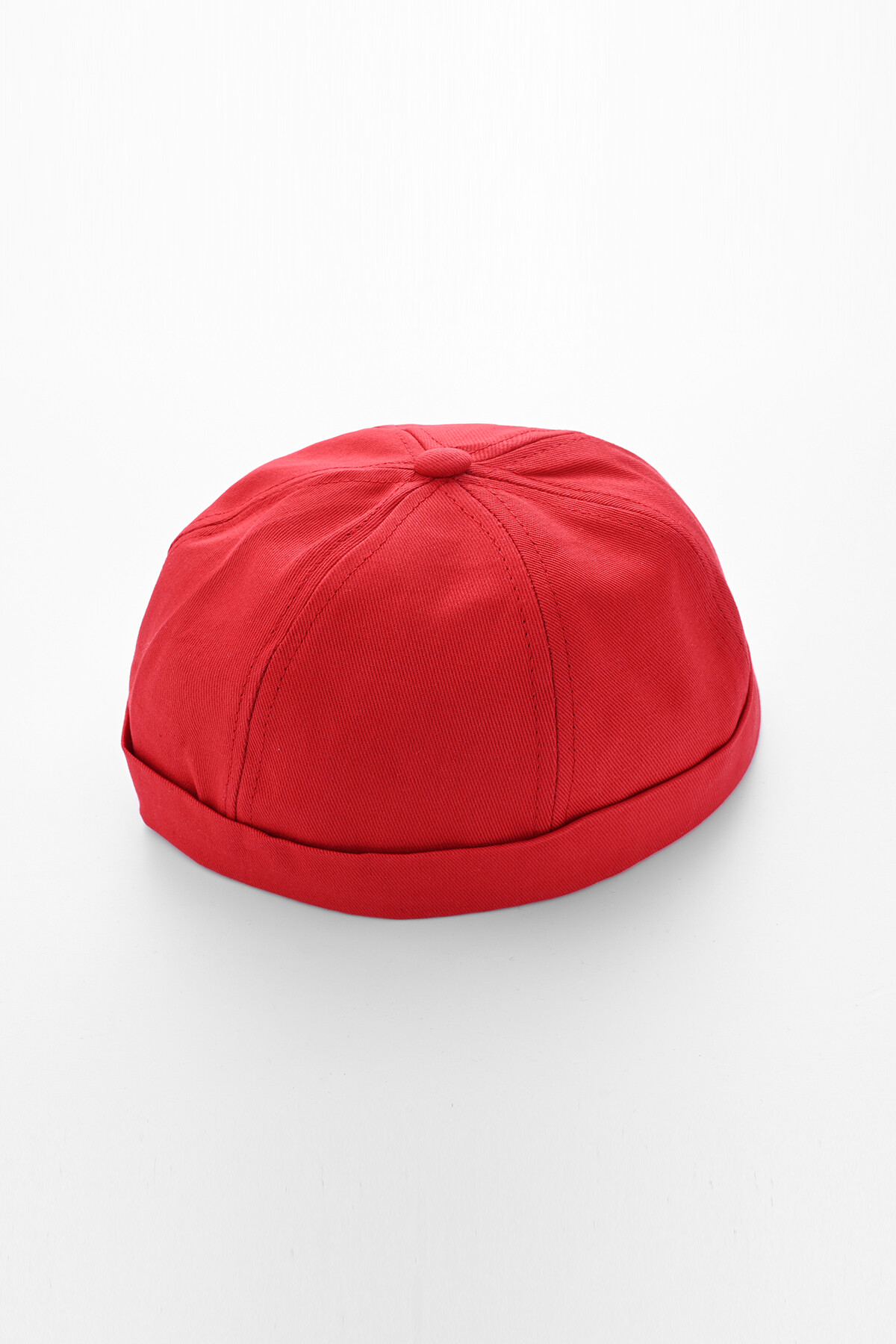 Retro Kırmızı Yazlık Şapka