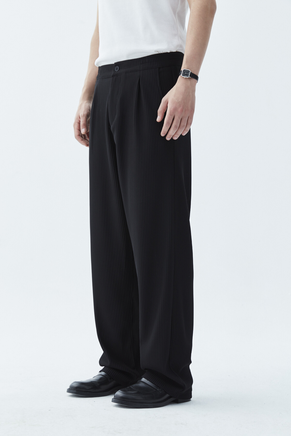 Baggy  Ottoman Pantolon-Siyah