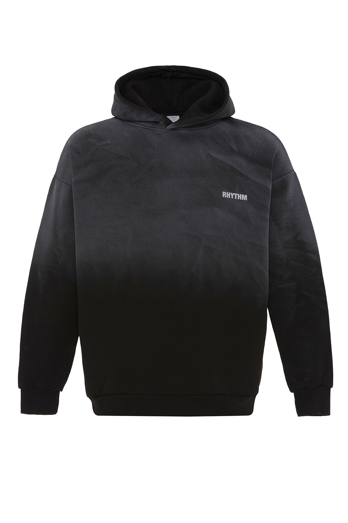 ARKA BASKILI OVERSIZE KAPÜŞONLU SWEATSHIRT SİYAH