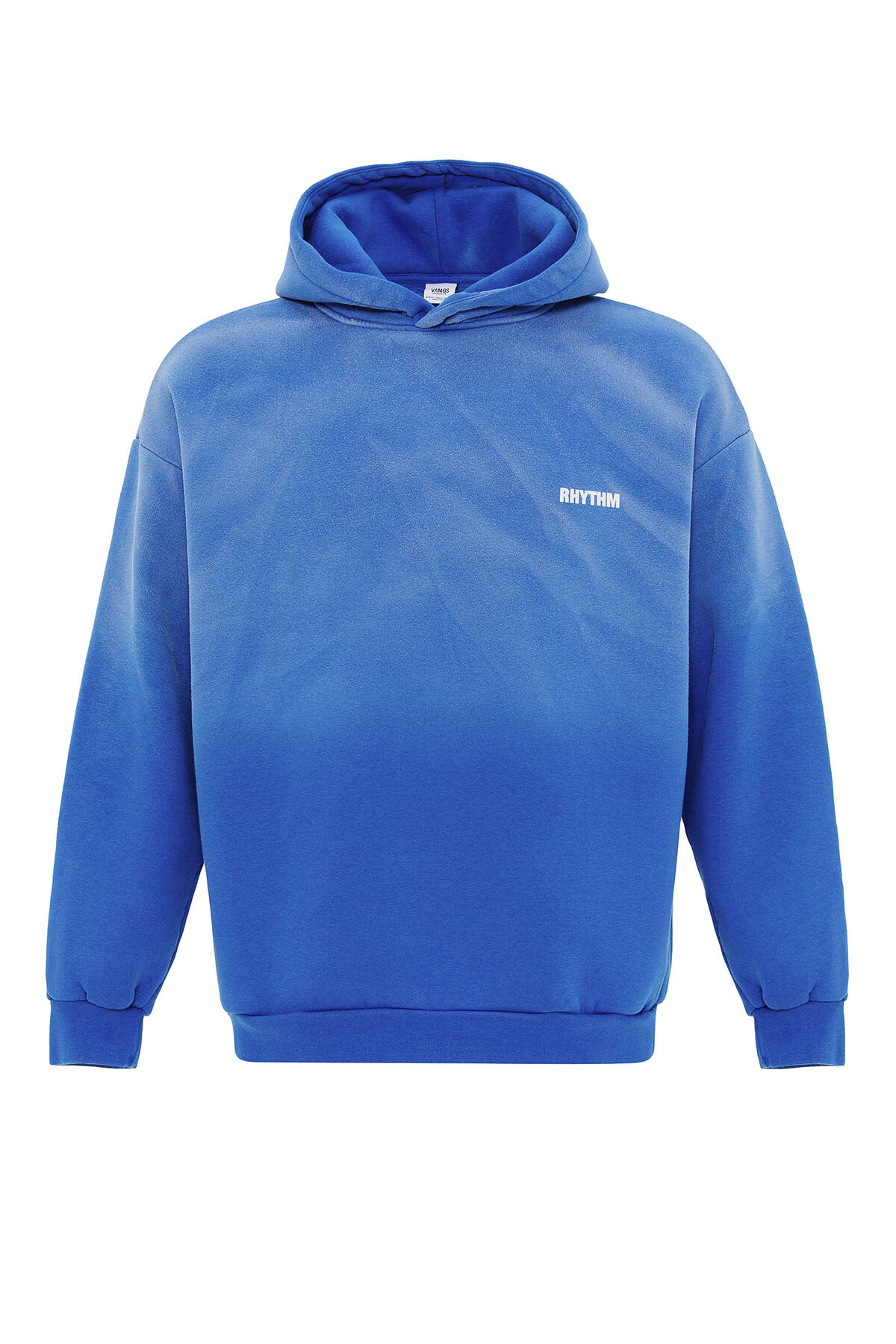 ARKA BASKILI OVERSIZE KAPÜŞONLU SWEATSHIRT TURKUAZ