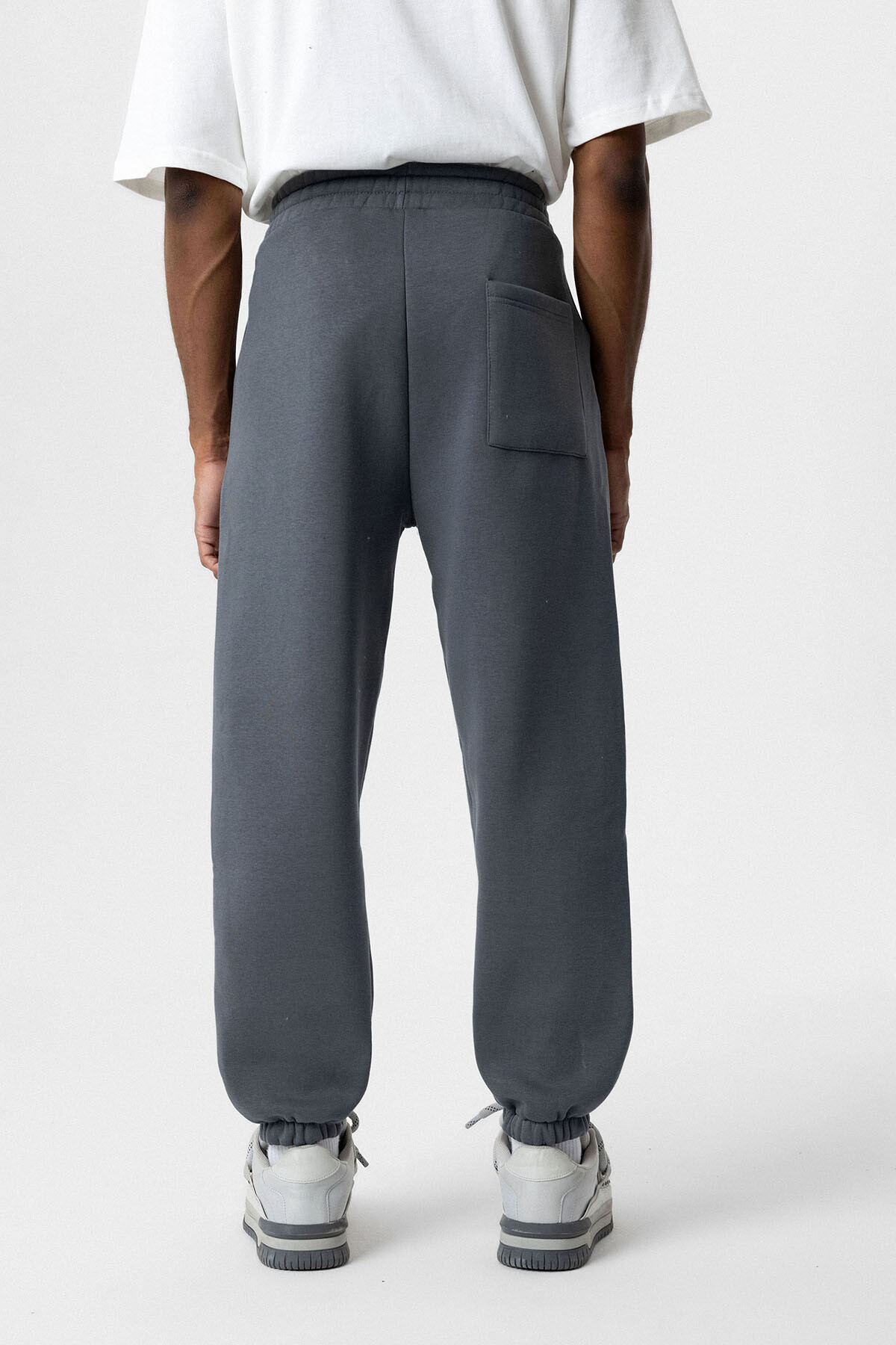 BASIC OVERSIZE JOGGER EŞOFMAN ALT FÜME