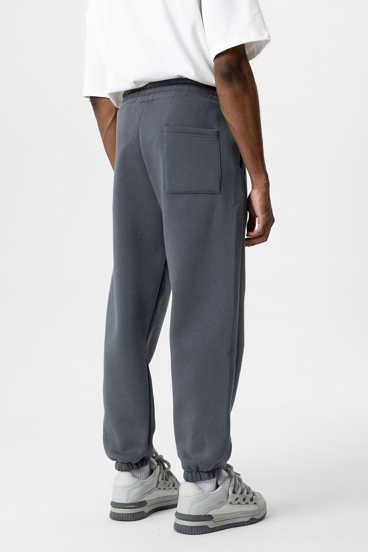 BASIC OVERSIZE JOGGER EŞOFMAN ALT FÜME