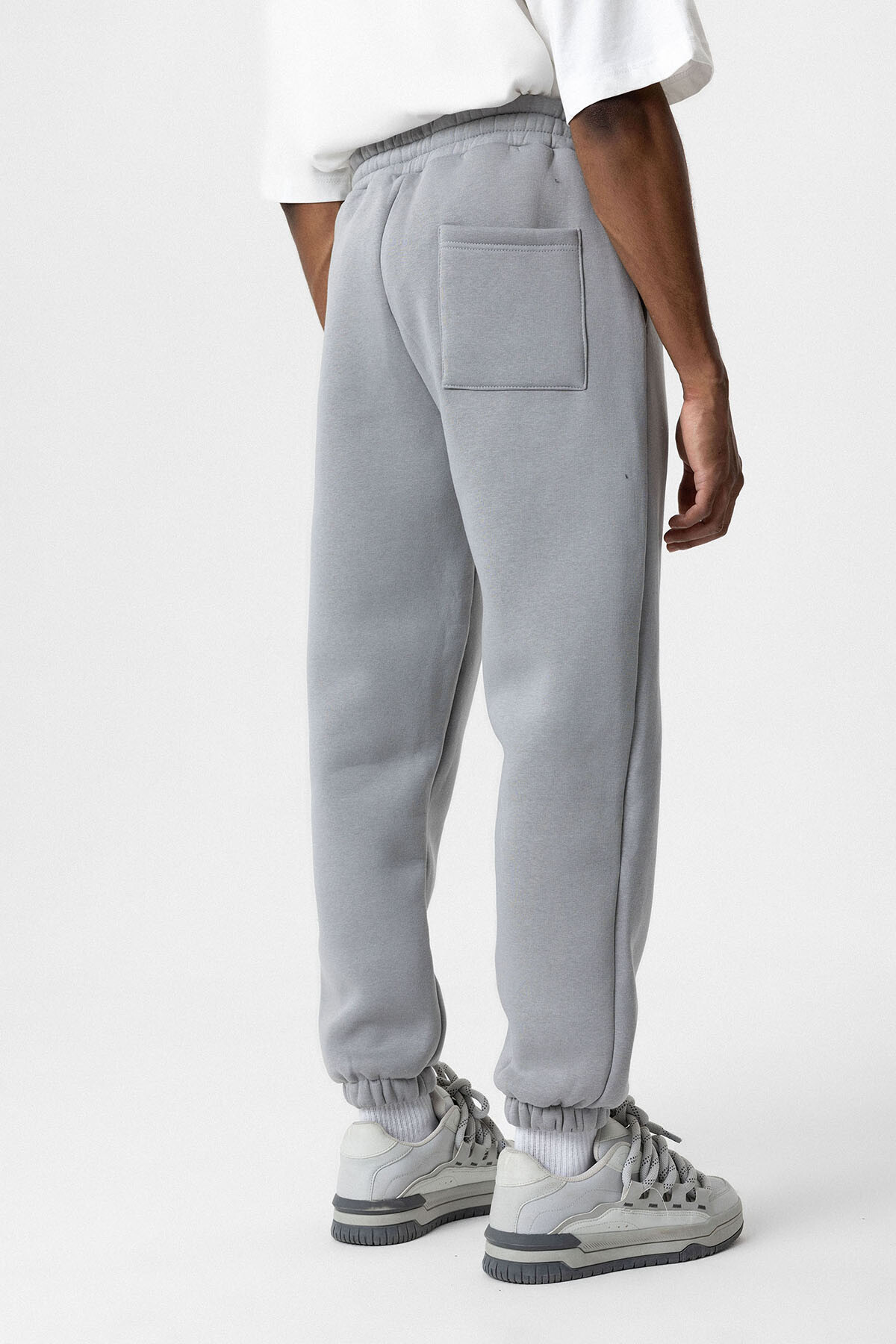 BASIC OVERSIZE JOGGER EŞOFMAN ALT GRİ