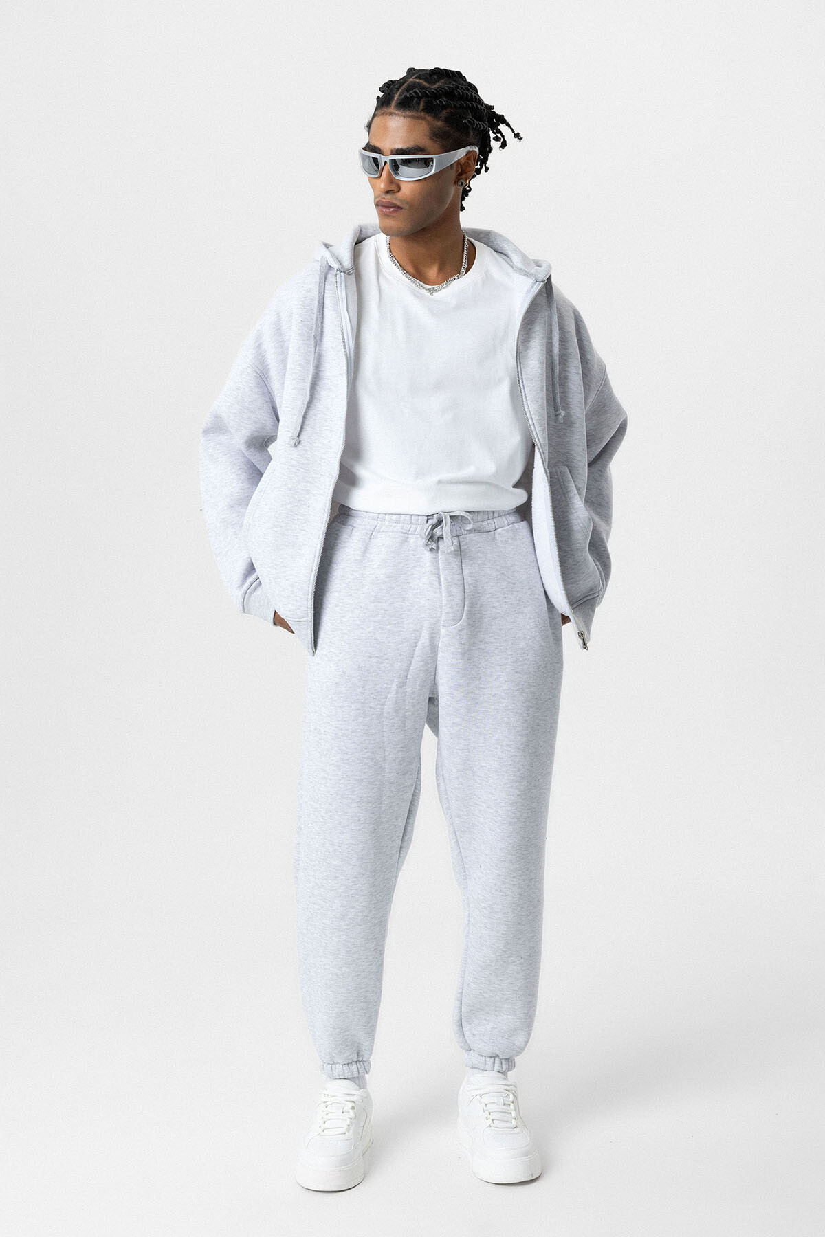 BASIC OVERSIZE JOGGER EŞOFMAN ALT KARMELANJ