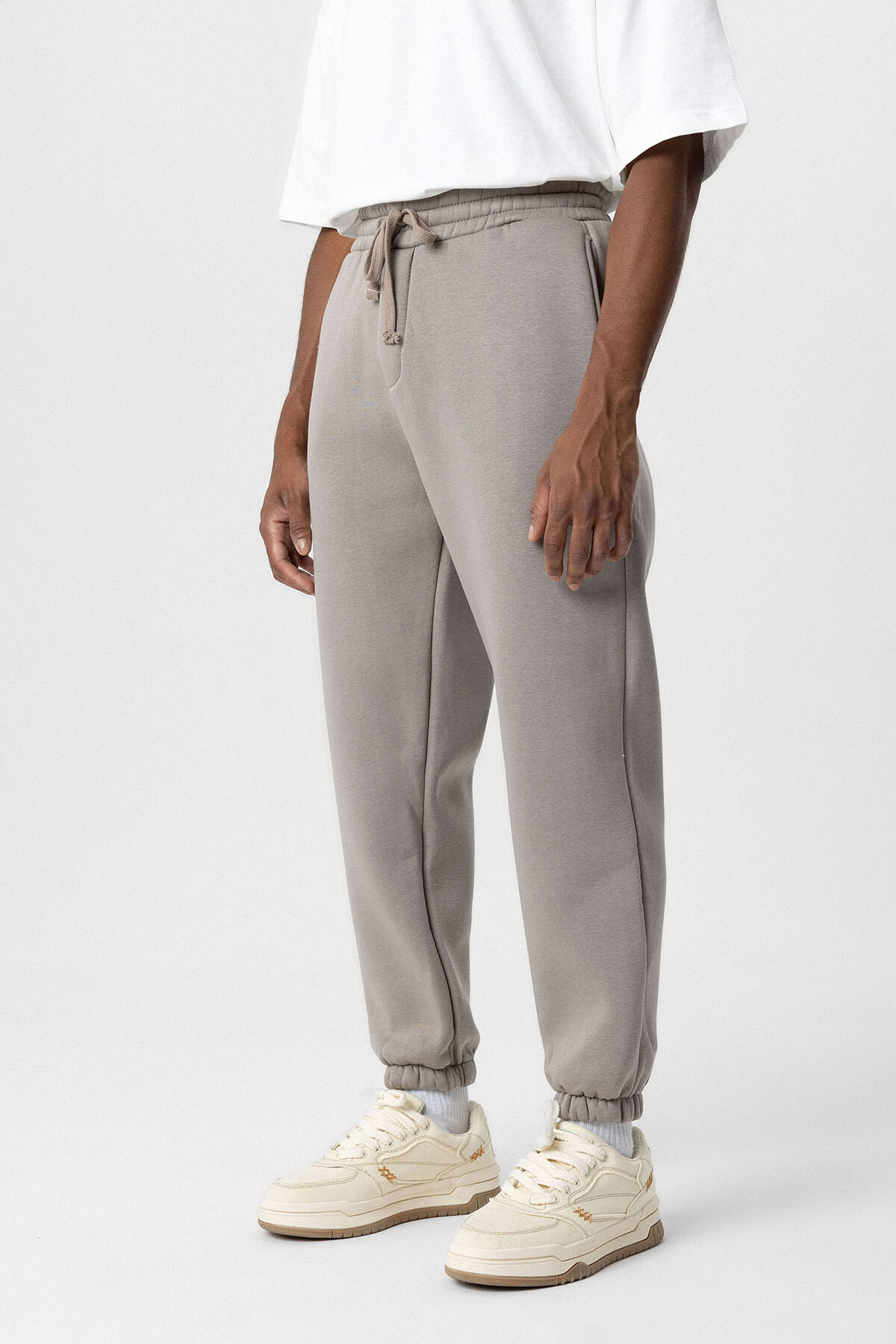 BASIC OVERSIZE JOGGER EŞOFMAN ALT VİZON