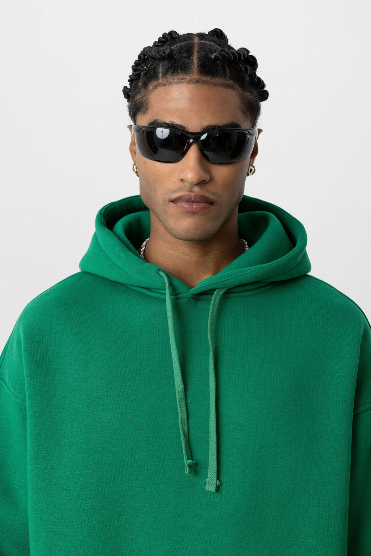 BASIC OVERSIZE KAPÜŞONLU CEP DETAYLI SWEATSHIRT BENETTON