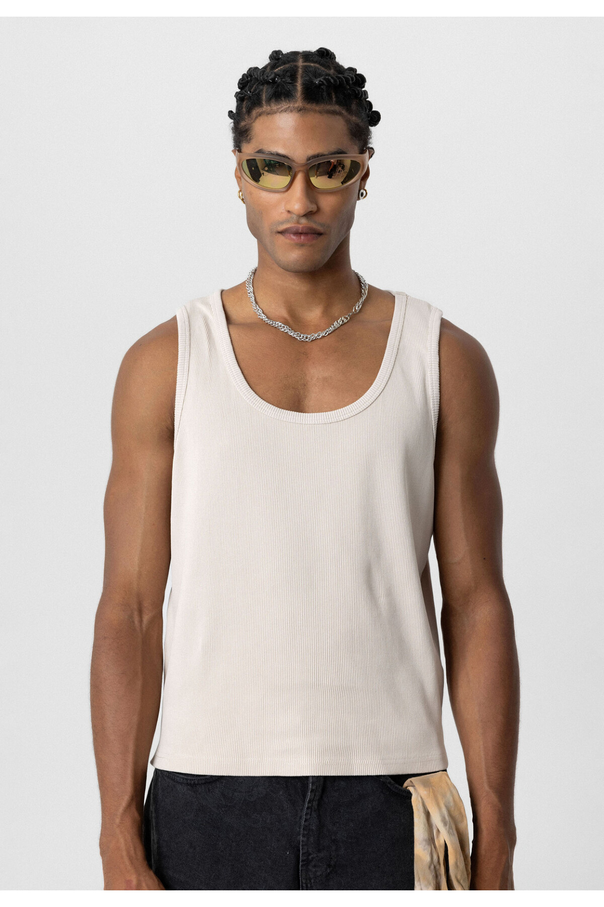 BASIC TANK TOP KAŞKORSE ATLET AÇIK BEJ