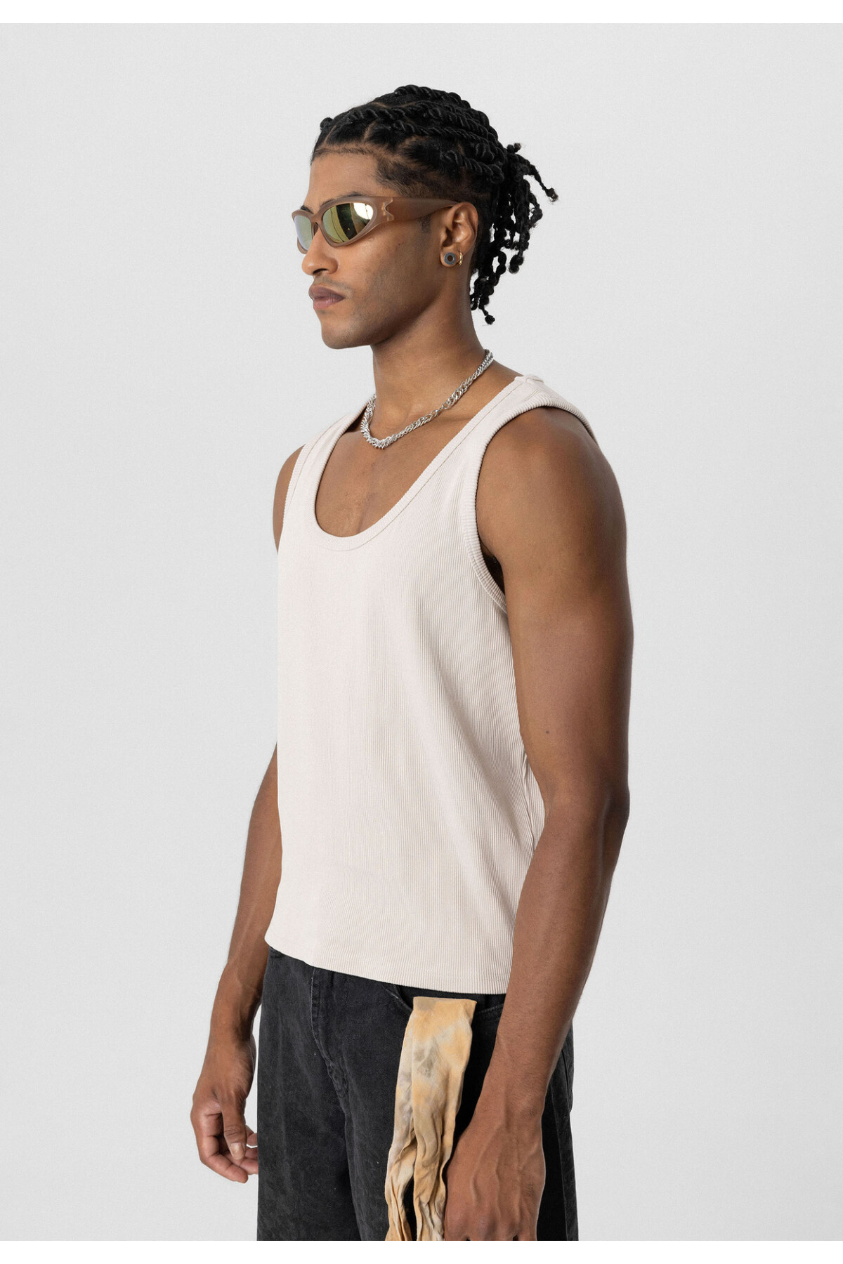 BASIC TANK TOP KAŞKORSE ATLET AÇIK BEJ