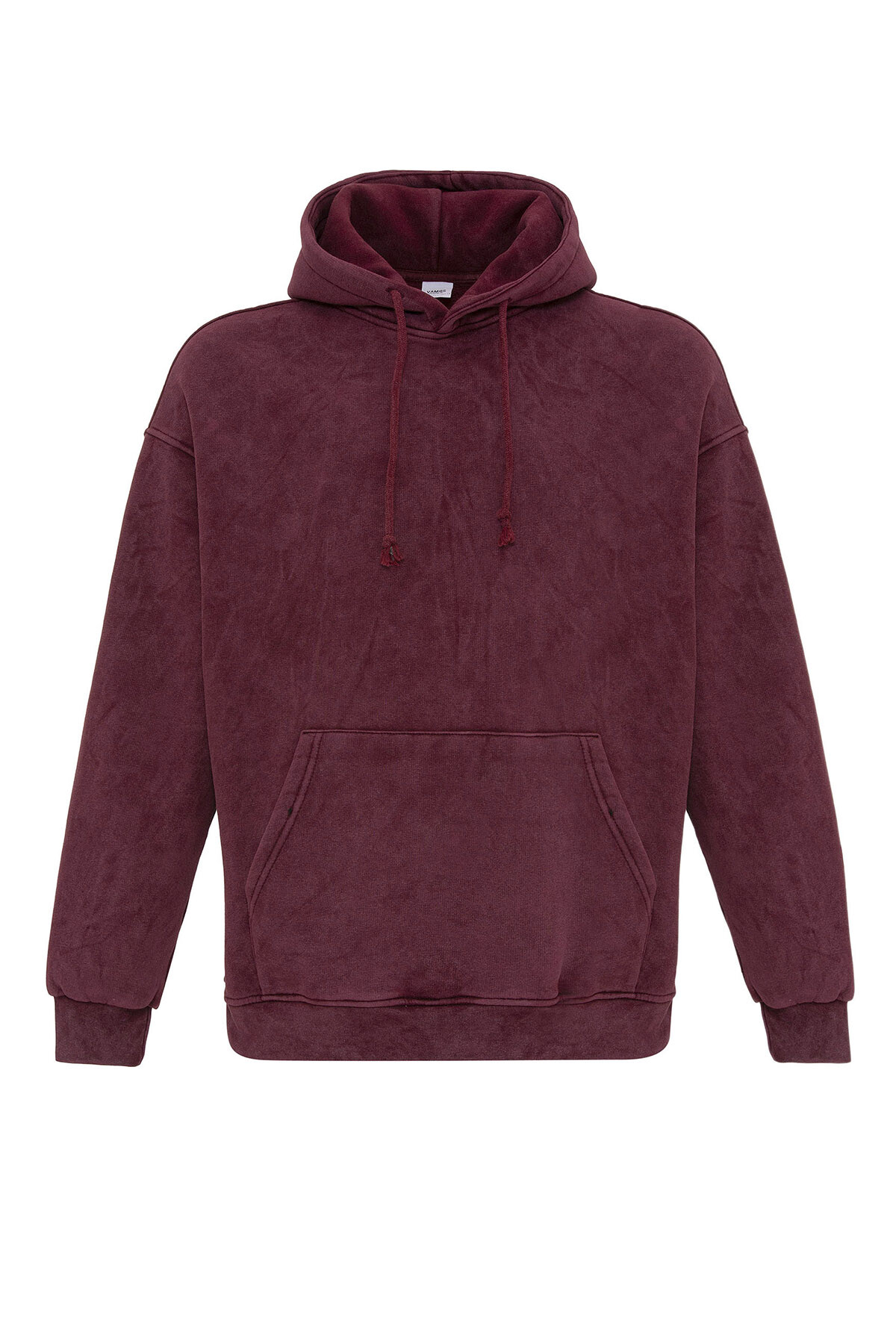 BASIC YIKAMALI OVERSIZE SWEATSHIRT BORDO