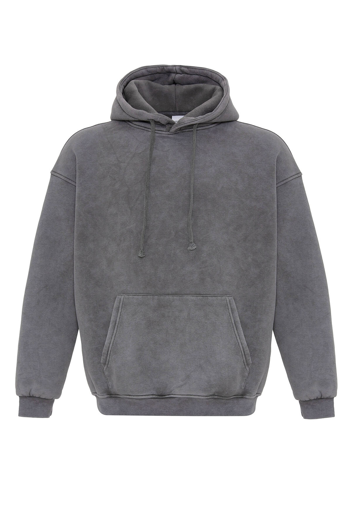 BASIC YIKAMALI OVERSIZE SWEATSHIRT FÜME