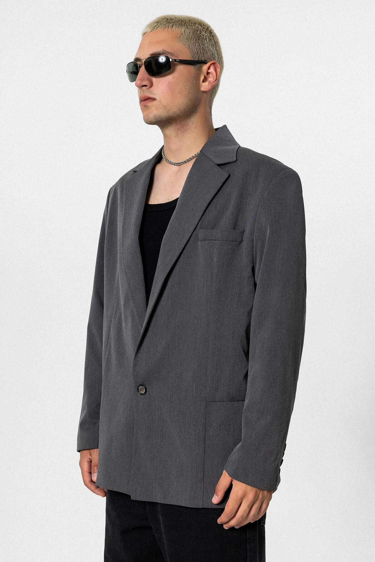 OVERSIZE BLAZER CEKET ANTRASİT