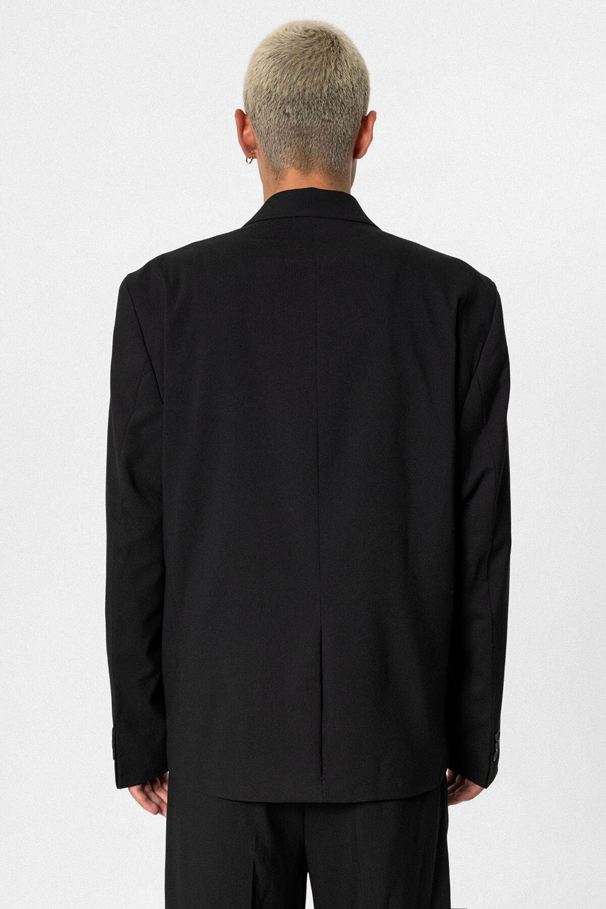 Siyah Klasik Oversize Takım Elbise