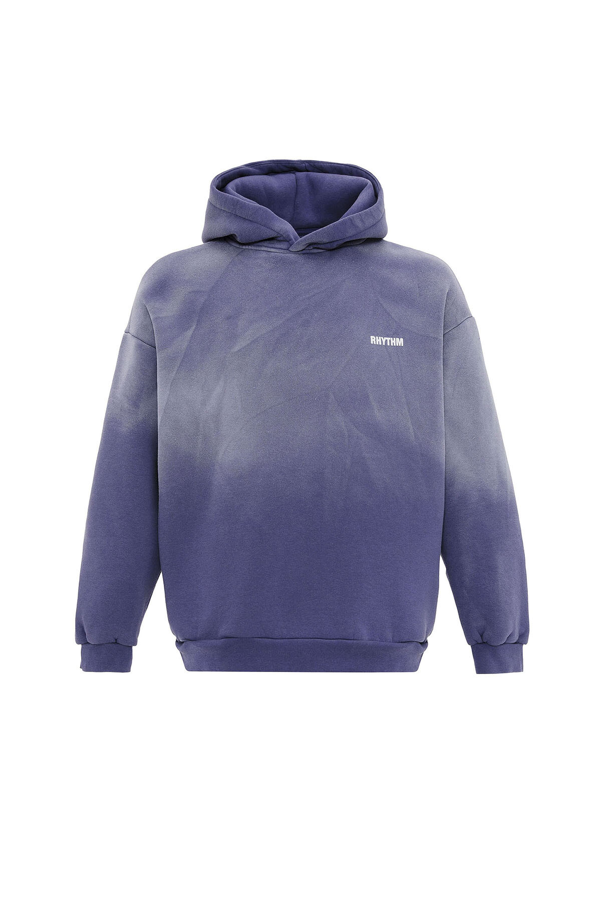 ARKA BASKILI OVERSIZE KAPÜŞONLU SWEATSHIRT MOR