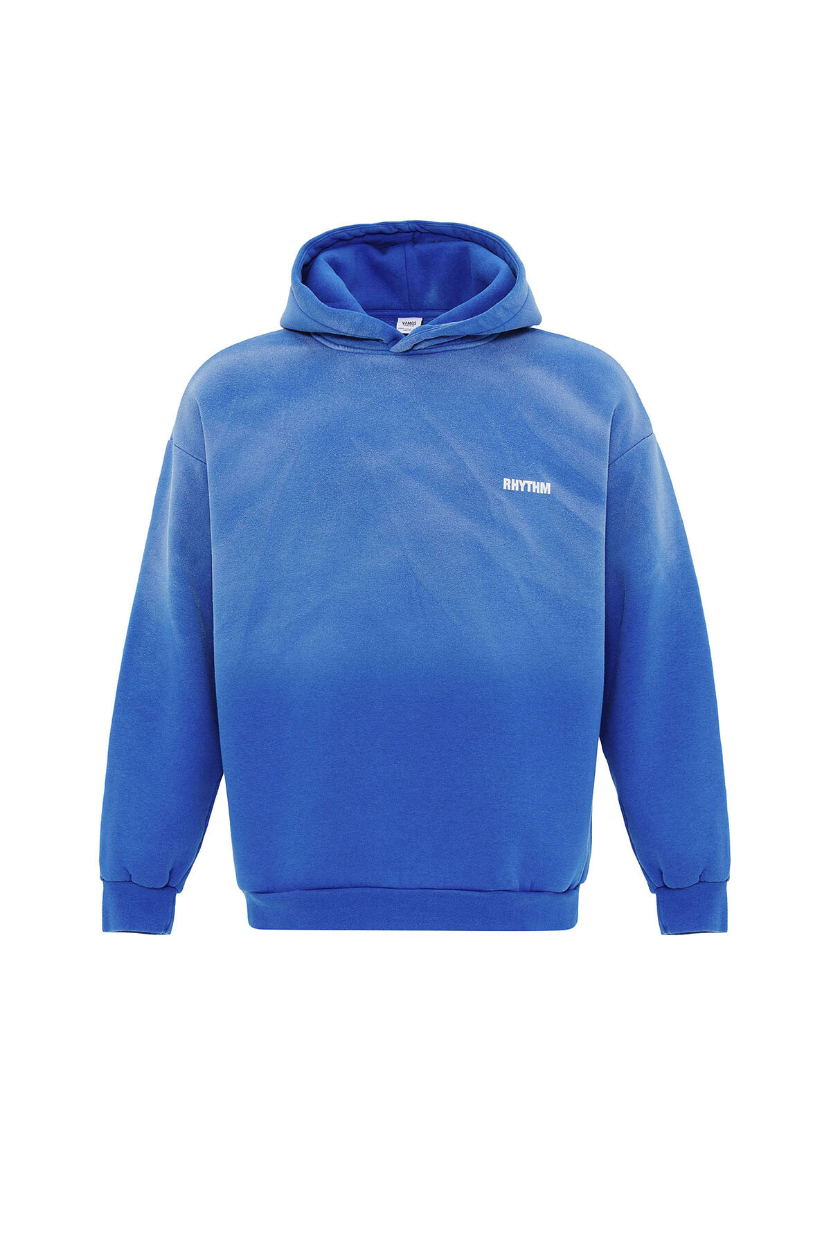 ARKA BASKILI OVERSIZE KAPÜŞONLU SWEATSHIRT TURKUAZ