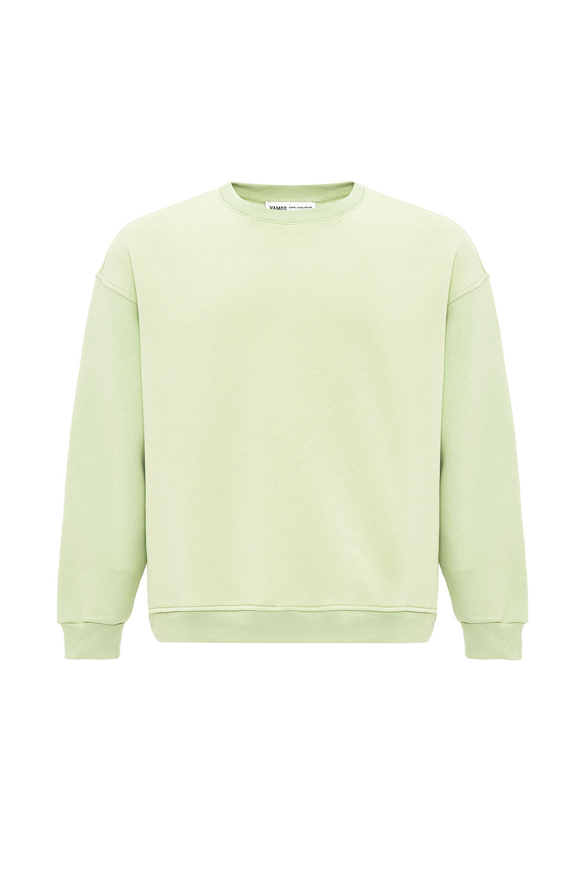 BASIC OVERSIZE BİSİKLET YAKA SWEATSHIRT MİNT