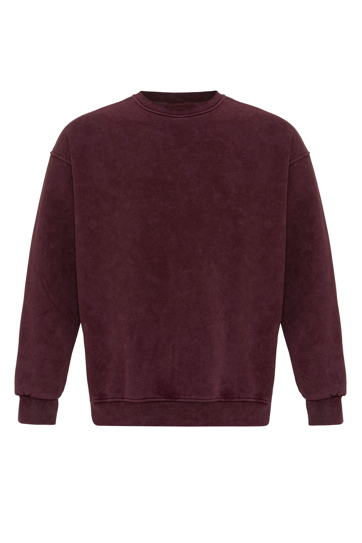 BASIC OVERSIZE SWEATSHIRT BORDO