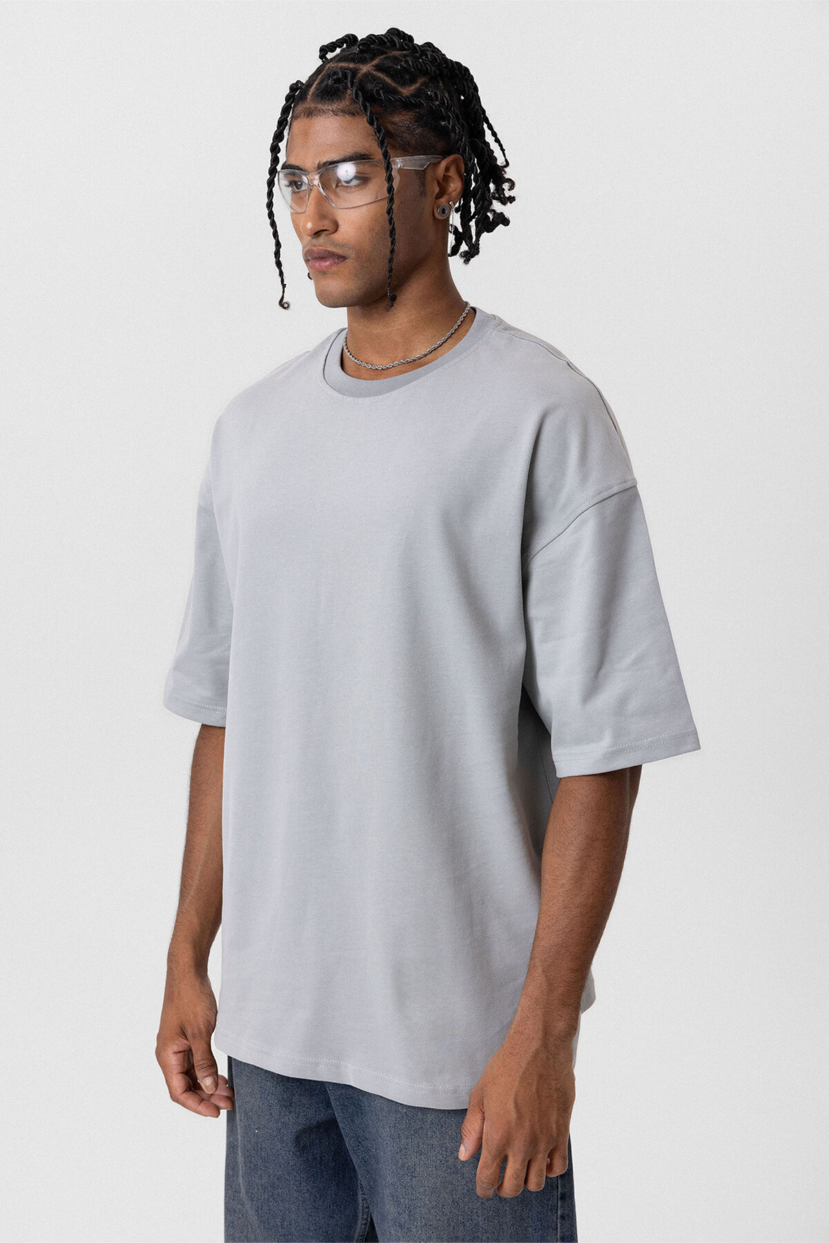 BASIC OVERSIZE TSHIRT GRİ