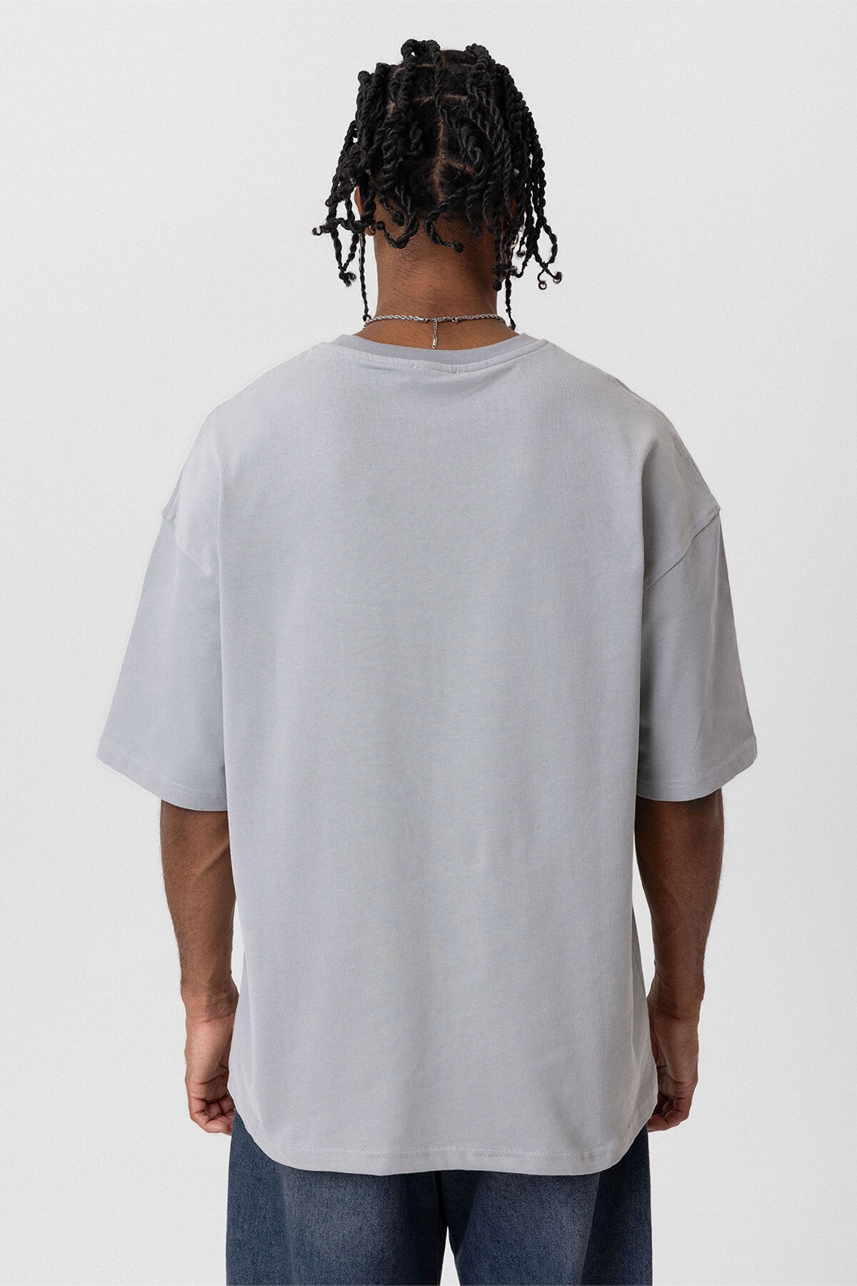 BASIC OVERSIZE TSHIRT GRİ