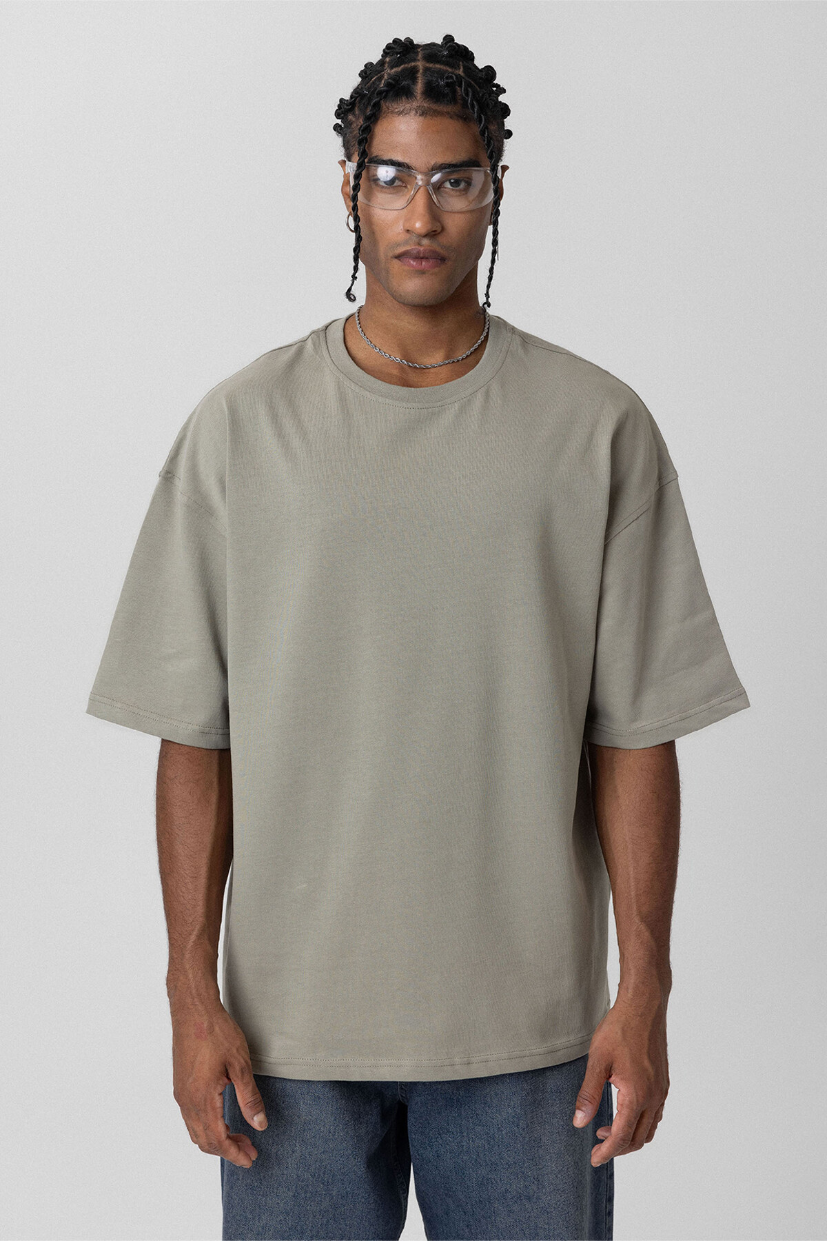 BASIC OVERSIZE TSHIRT HAKİ