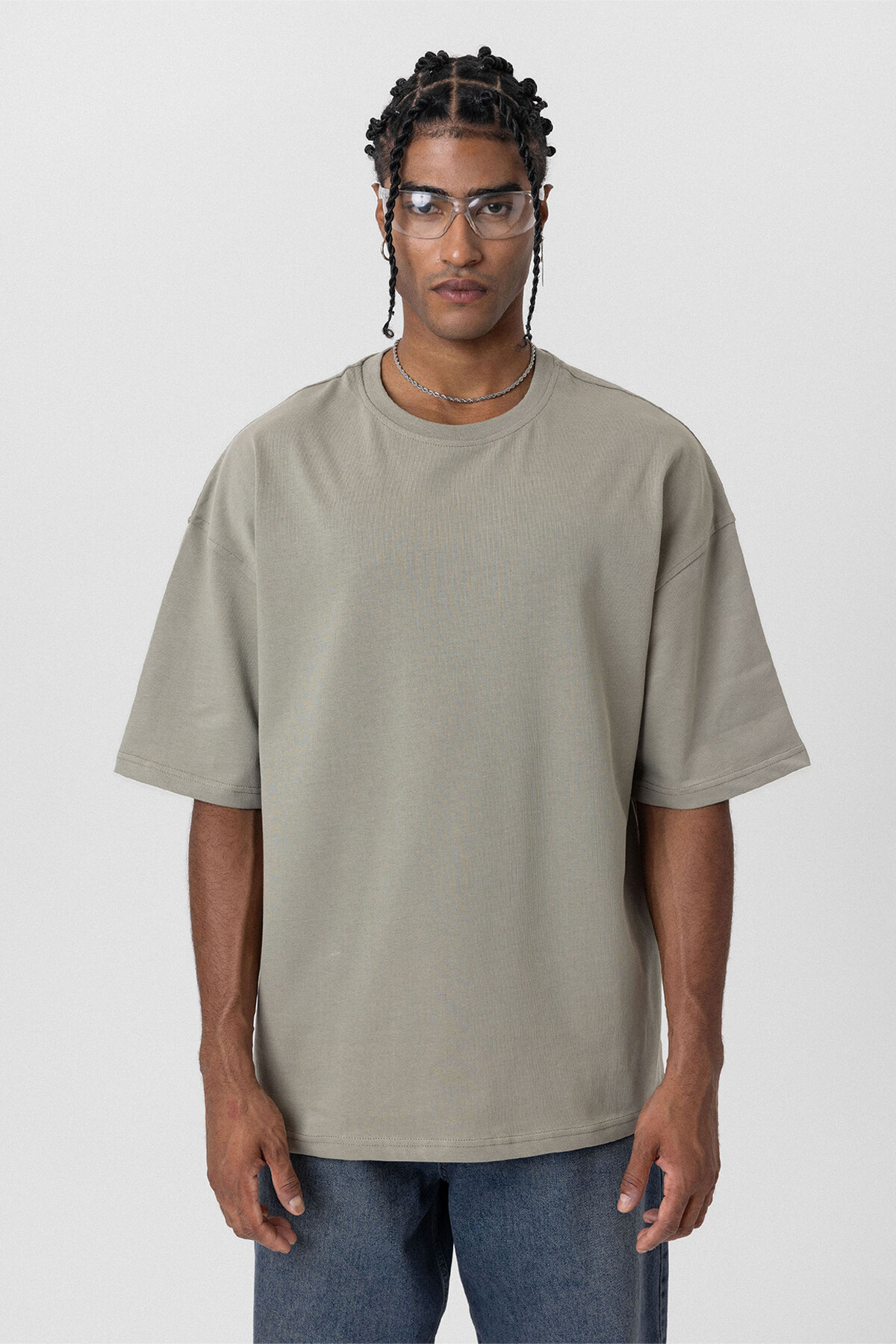 BASIC OVERSIZE TSHIRT HAKİ