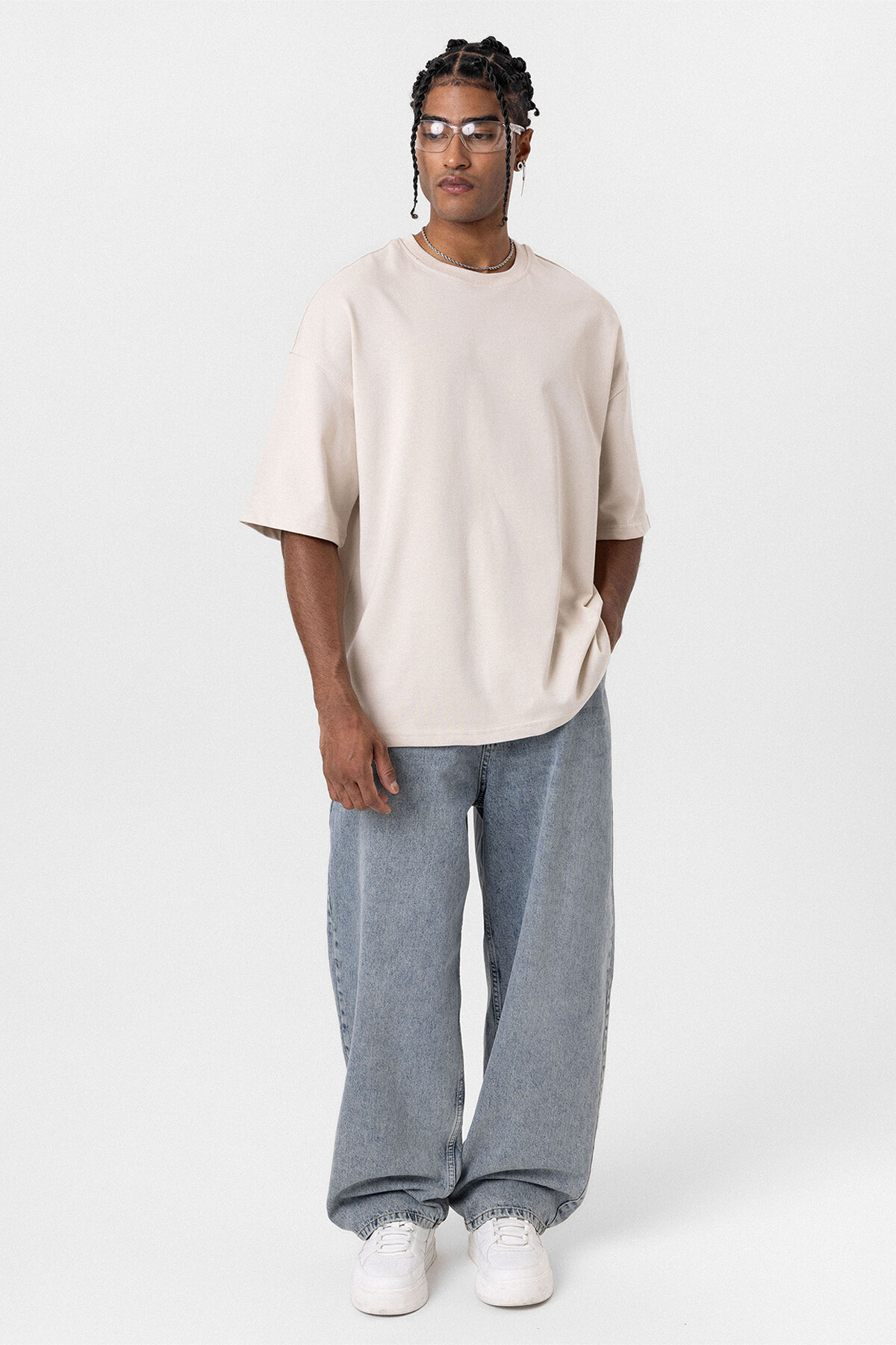 BASIC OVERSIZE TSHIRT TAŞ