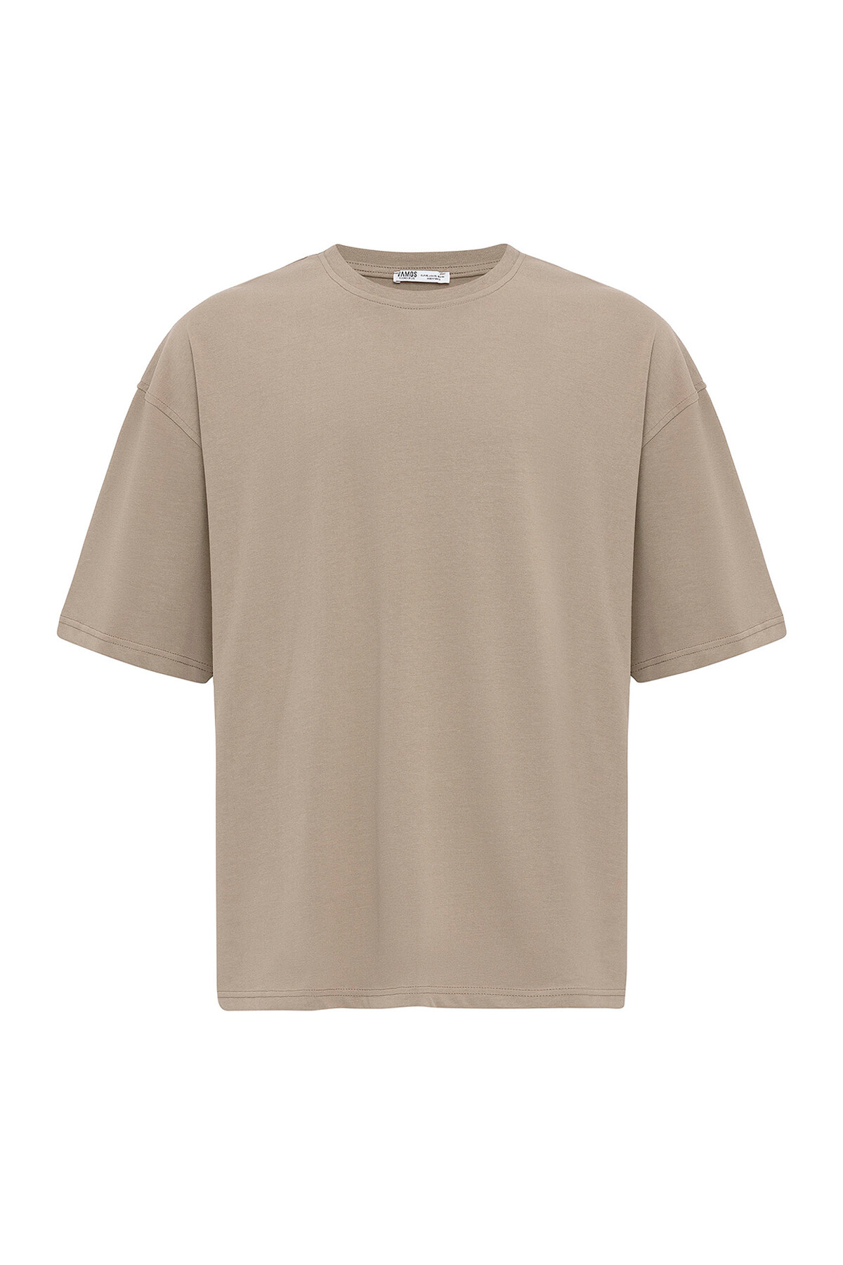 BASIC OVERSIZE TSHIRT VİZON