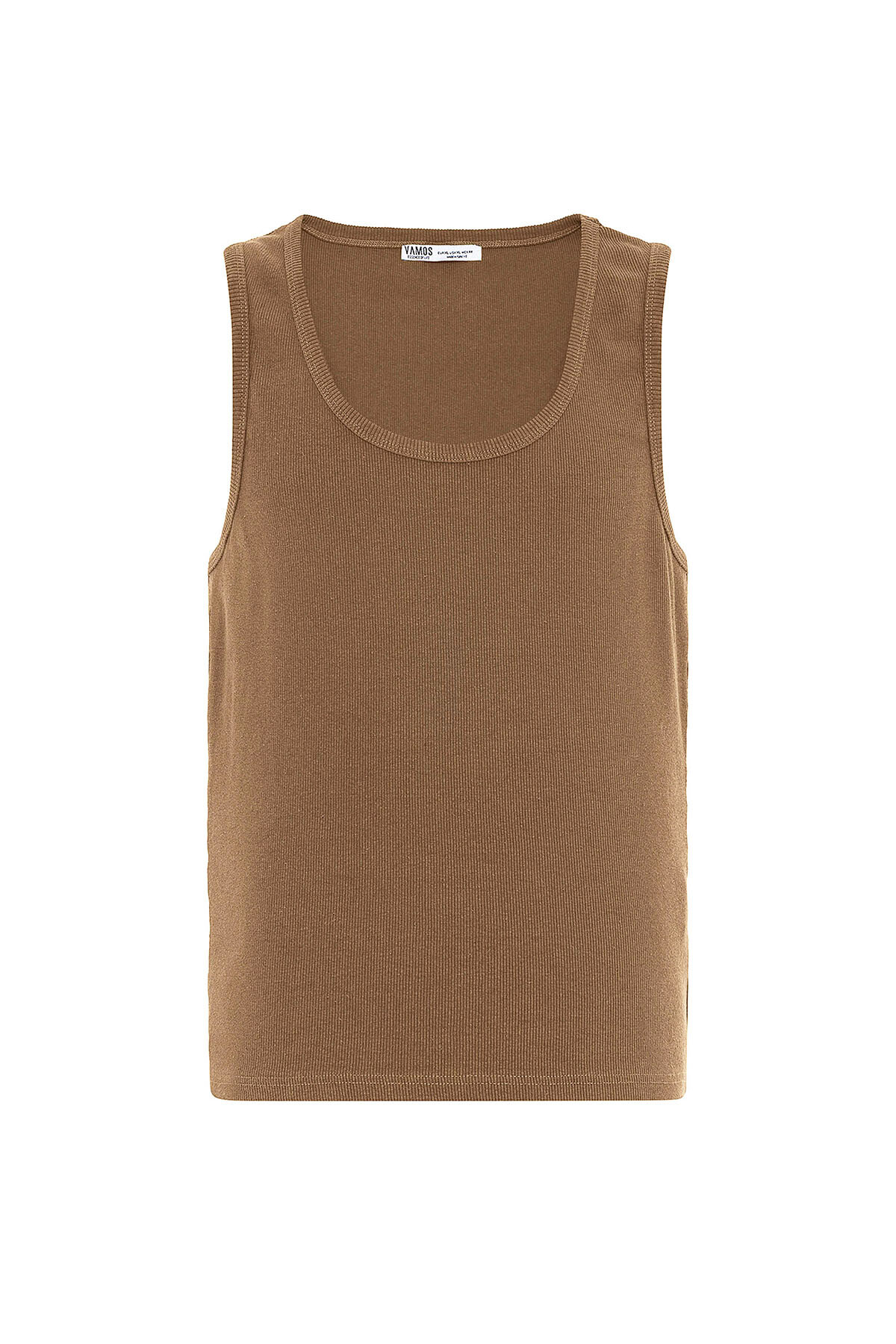 BASIC TANK TOP KAŞKORSE ATLET CAMEL