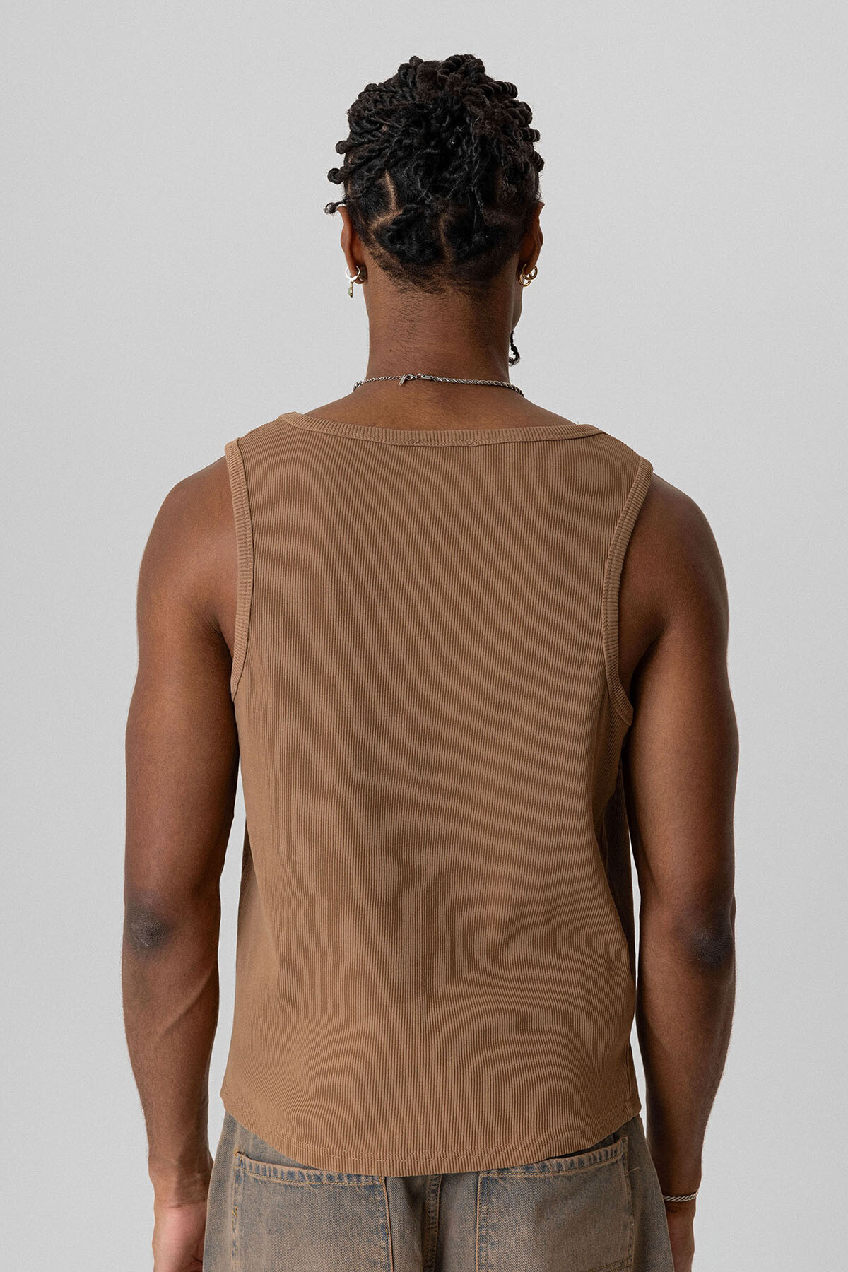 BASIC TANK TOP KAŞKORSE ATLET CAMEL