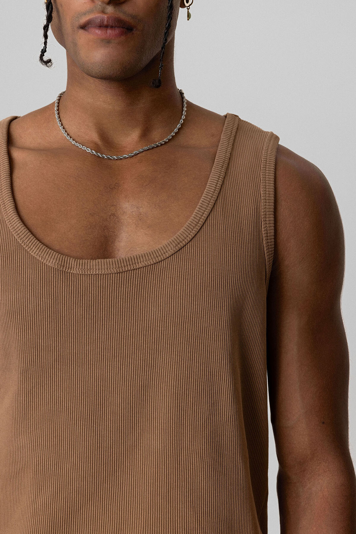 BASIC TANK TOP KAŞKORSE ATLET CAMEL