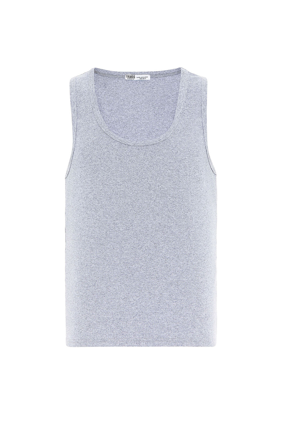 BASIC TANK TOP KAŞKORSE ATLET GRİ MELANJ