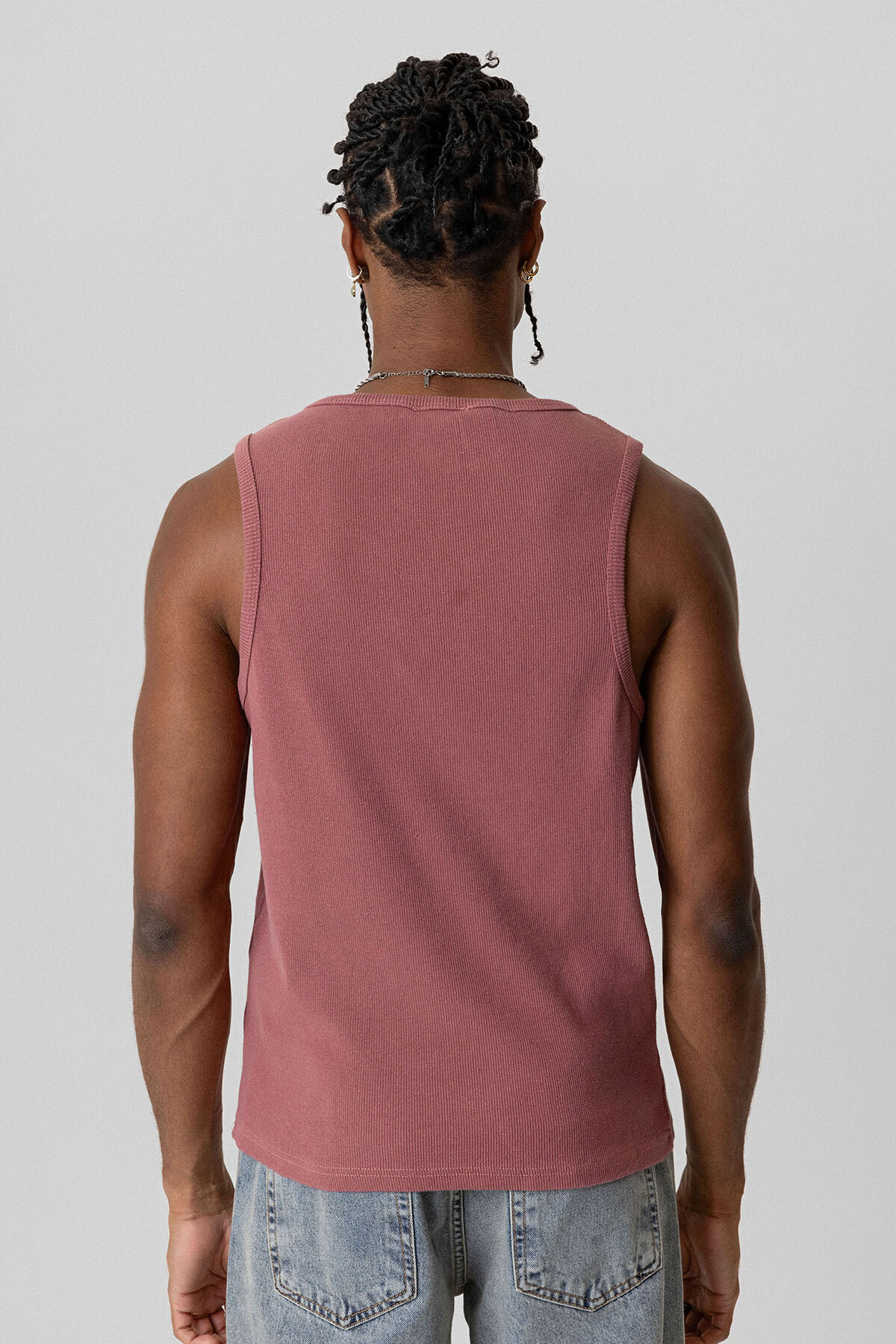 BASIC TANK TOP KAŞKORSE ATLET GÜL KURUSU