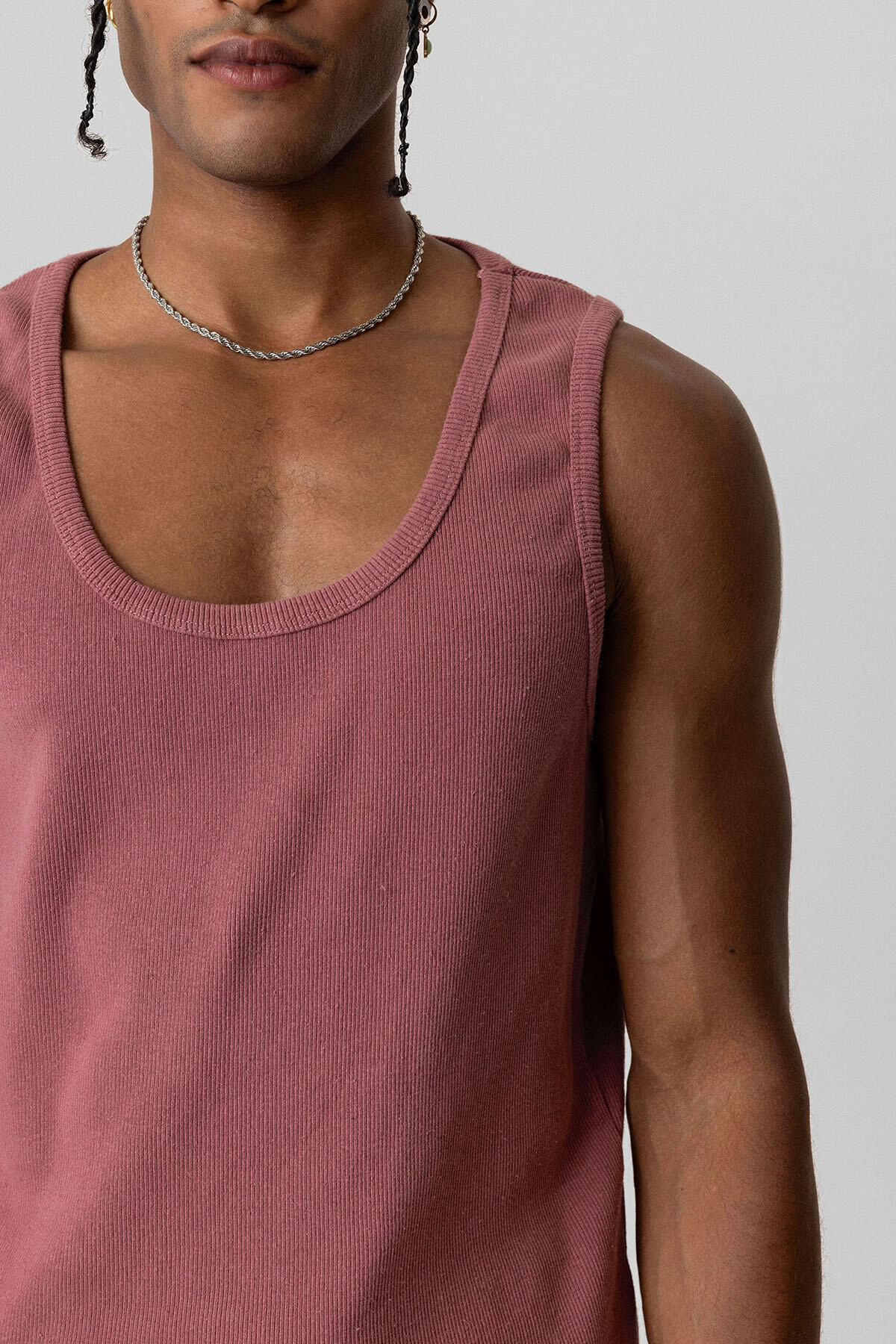 BASIC TANK TOP KAŞKORSE ATLET GÜL KURUSU