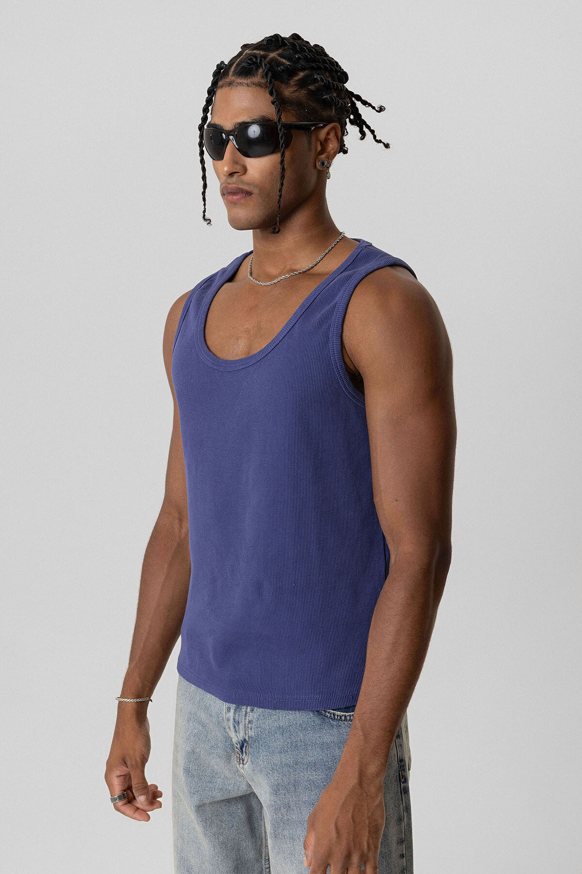 BASIC TANK TOP KAŞKORSE ATLET İNDİGO