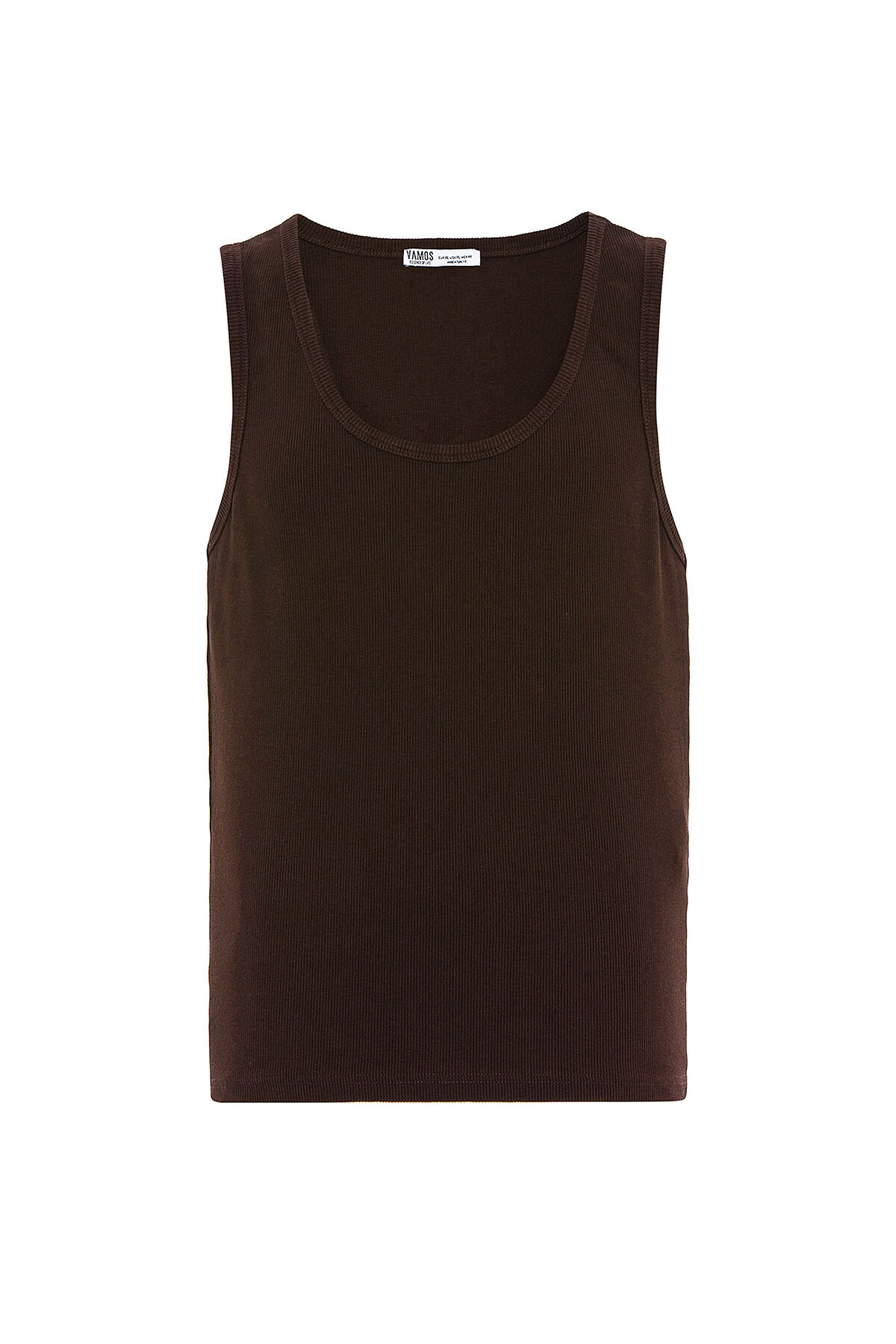 BASIC TANK TOP KAŞKORSE ATLET KAHVE