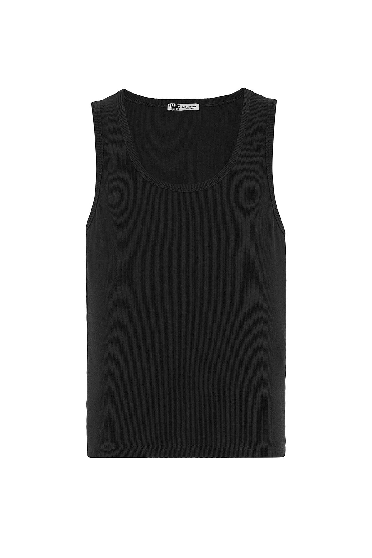 BASIC TANK TOP KAŞKORSE ATLET SİYAH