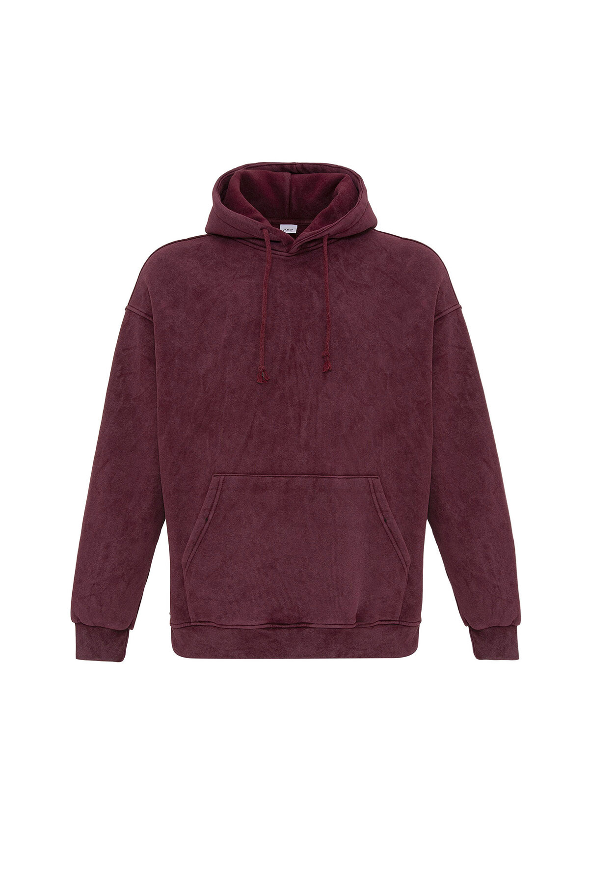 BASIC YIKAMALI OVERSIZE SWEATSHIRT BORDO