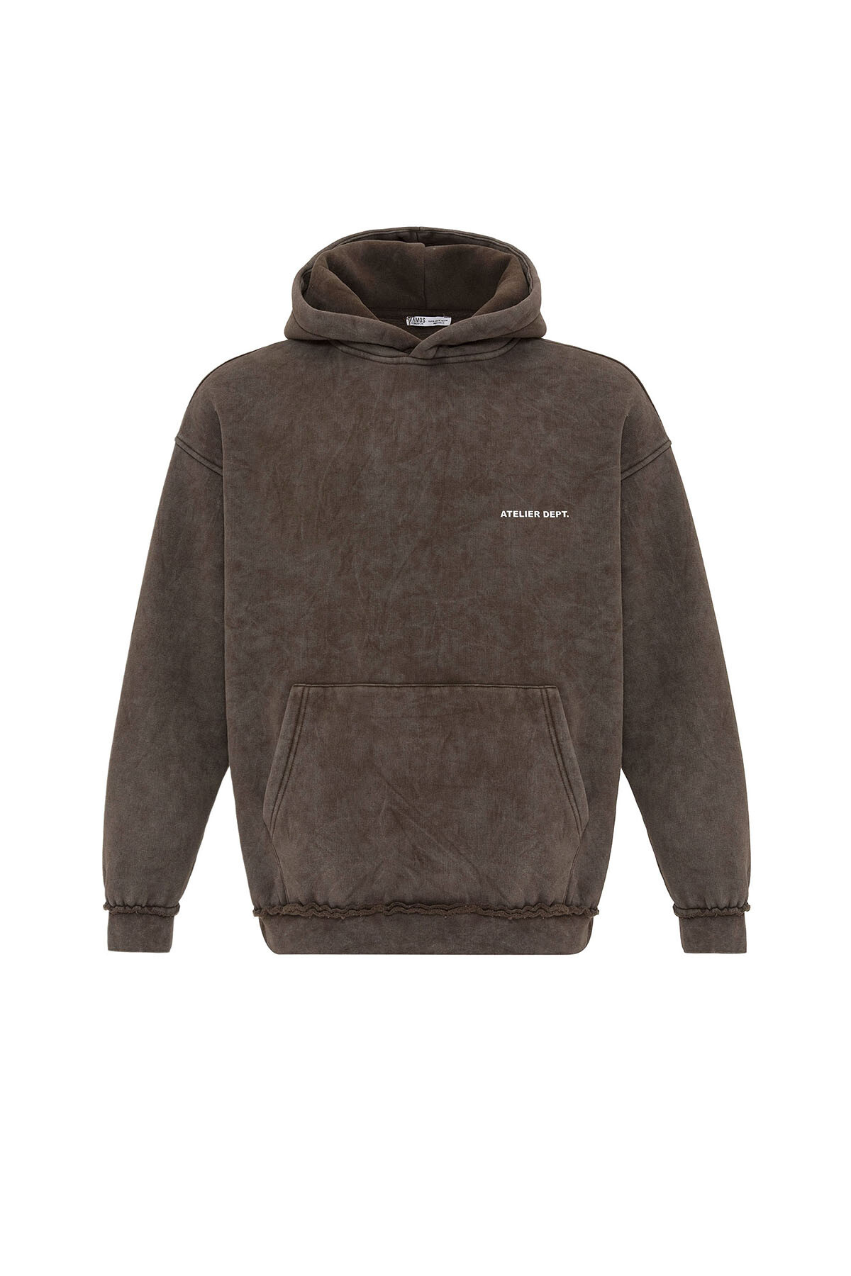 YIKAMALI OVERSIZE KAPÜŞONLU SWEATSHIRT KAHVE